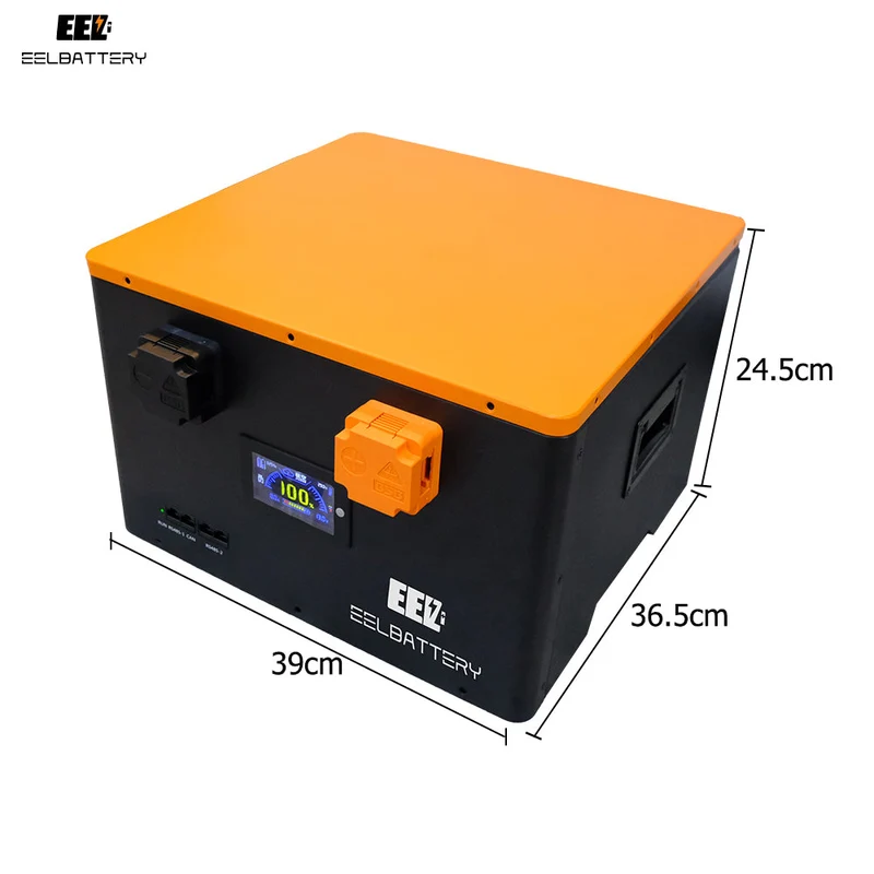 EU Stock-12V MB56 LiFePO4 Battery DIY Box with JK 300A Active Balance Smart BMS