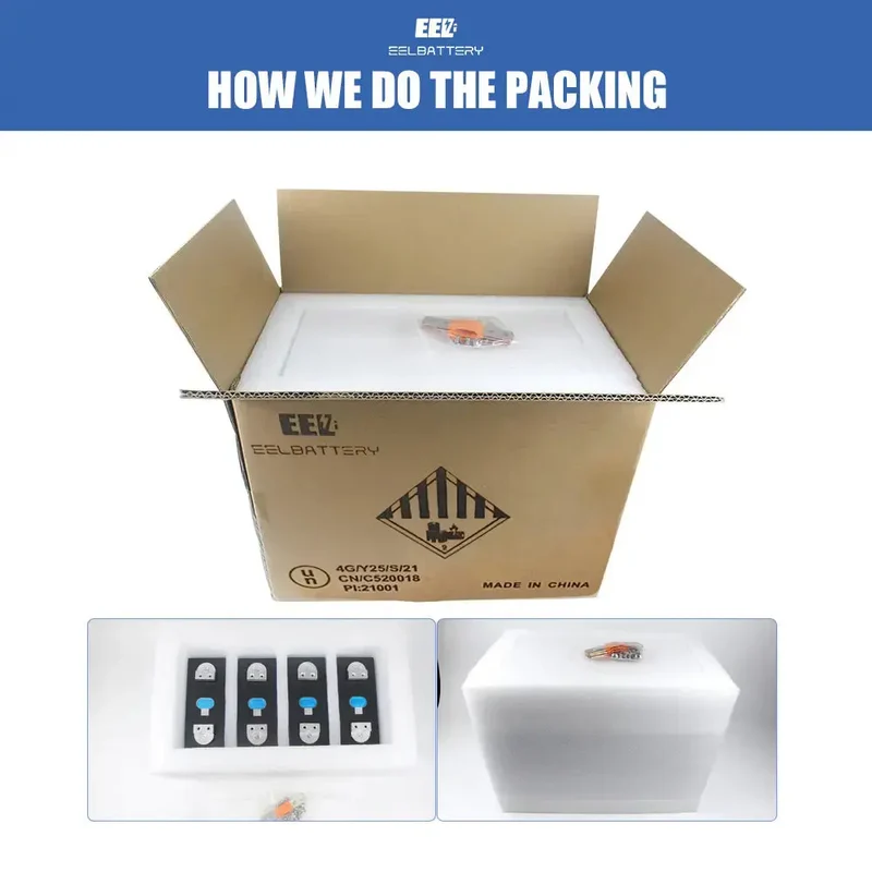 4PCS 3.2V EVE LF356L HSEV Grade A Double hole Studs LiFePO4 Battery Cells Full Capacity China Shipping