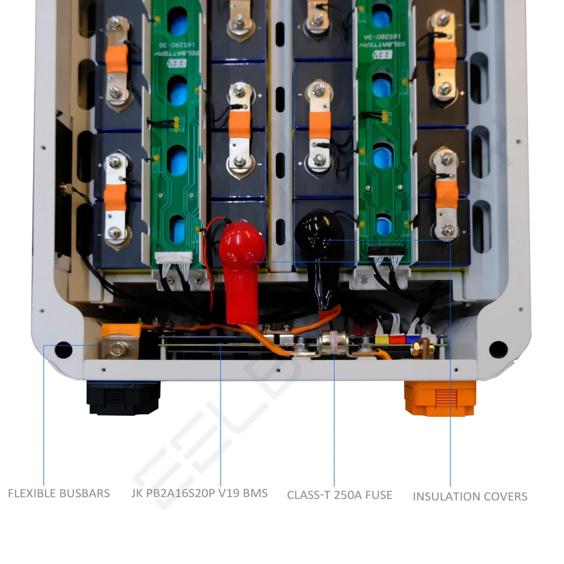 EEL 48V 16S V6-Pro MAX Battery Stackable Box DIY Kits with 200A V19 Inverter BMS Energy Storage System Free Shipping & Free Tax