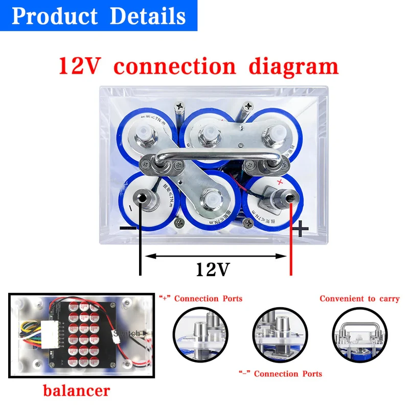12V Yinlong 40Ah LTO Battery 40Ah Battery Pack 6S1P Ingebouwde Balancer Cycle Life 20000 Free Shipping & Free Tax & With Cells