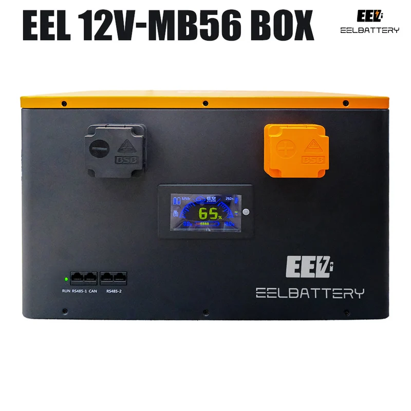 12V LiFePO4 MB56 Battery DIY Kit with 300A JK-B2A8S30P BMS 2A Balance,350A Class T Fuse