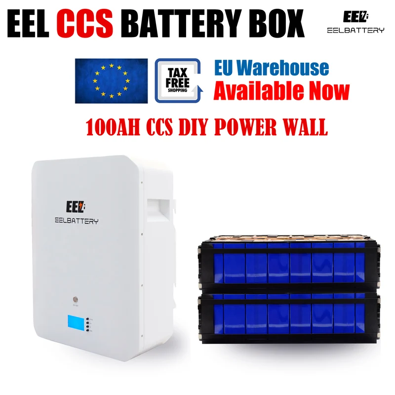 51.2v 5Kwh 100Ah LiFePO4 Battery Pack ESS Auto-Class Home Power Solar Energy Storage System EU Stock