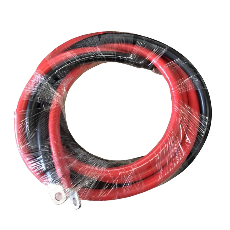 48V EEL Battery Box Inverter Connection Silicone 2M Cable 50mm²