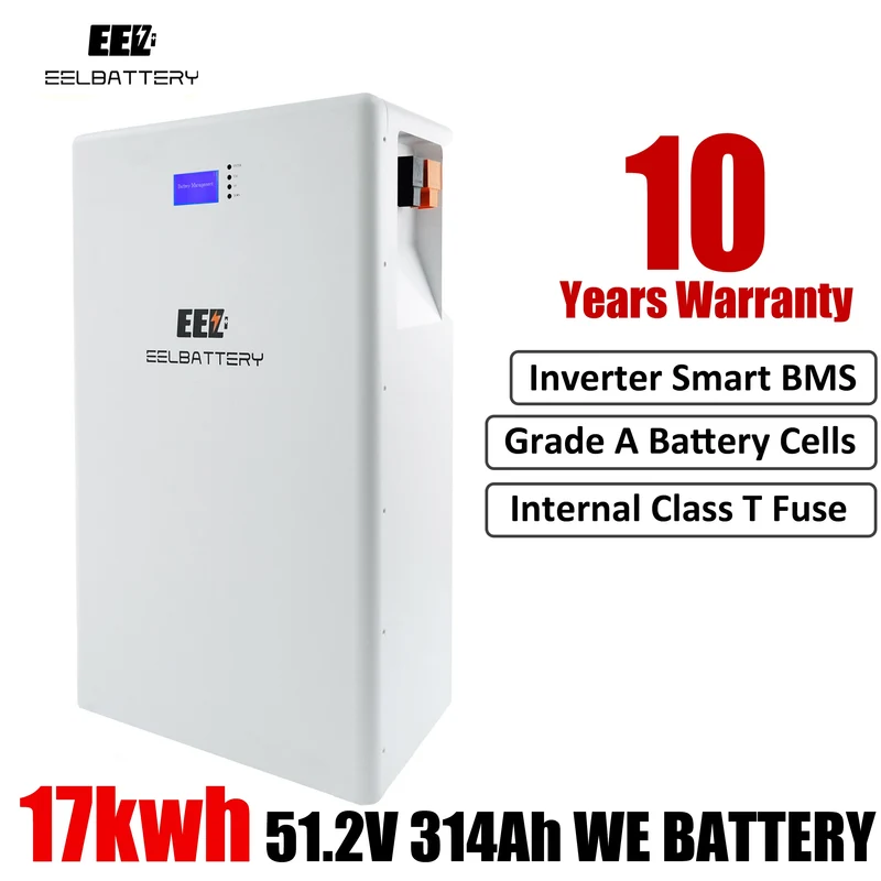 48V 17Kwh EEL Power Wall LiFePO4 Battery Pack Power Wall for Home Solar Energy Storage System