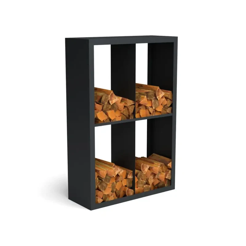 Holzlager Fremont Stahl farbig