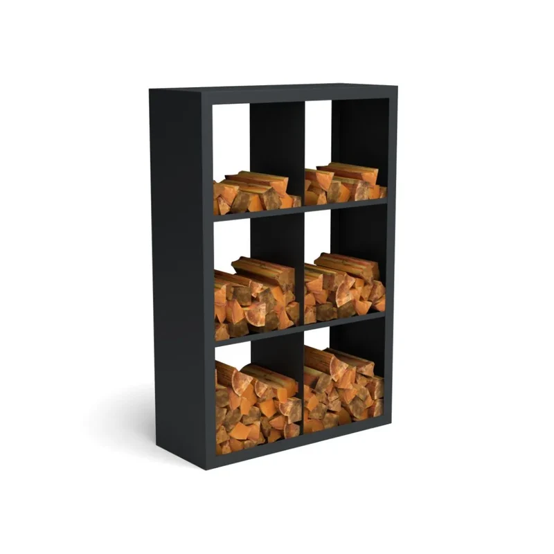 Holzlager Fremont Stahl farbig