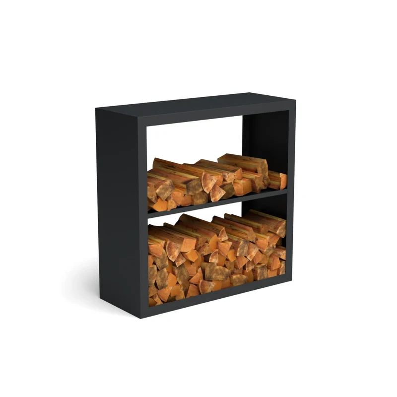 Holzlager Fremont Stahl farbig