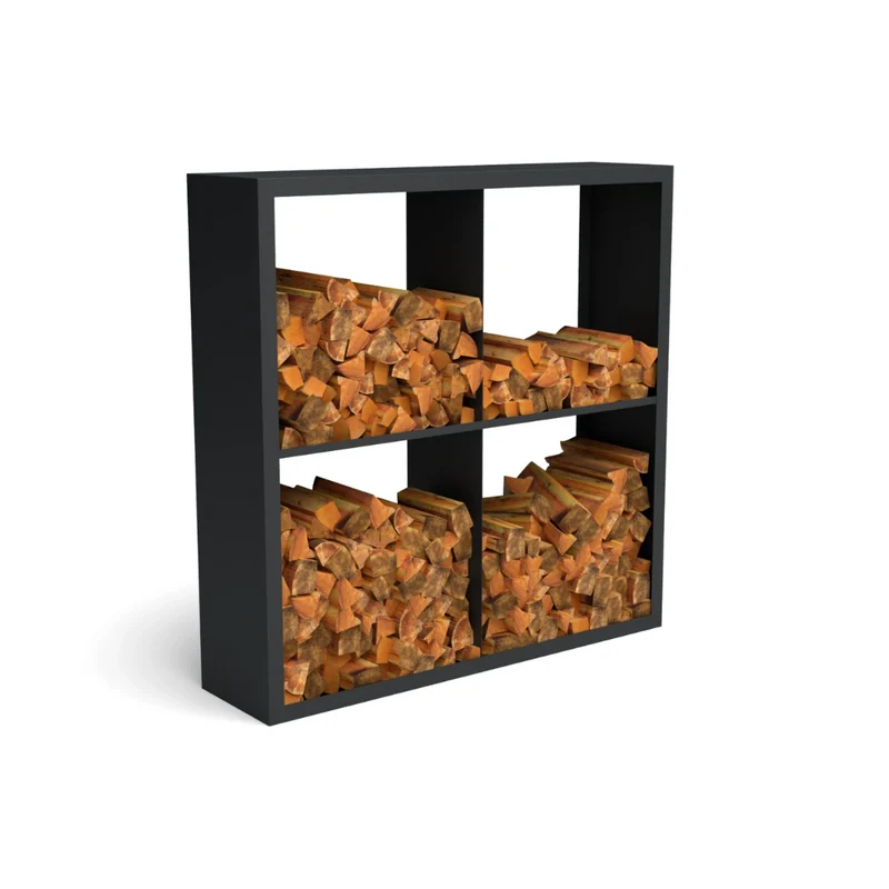Holzlager Fremont Stahl farbig