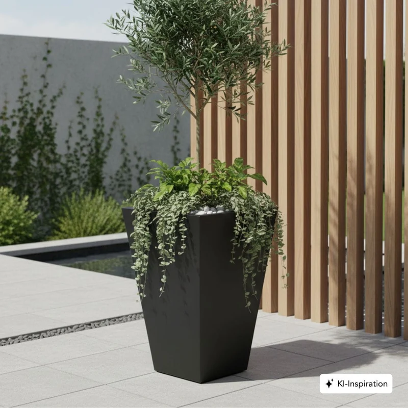 Pflanzkübel Olton Aluminium farbig