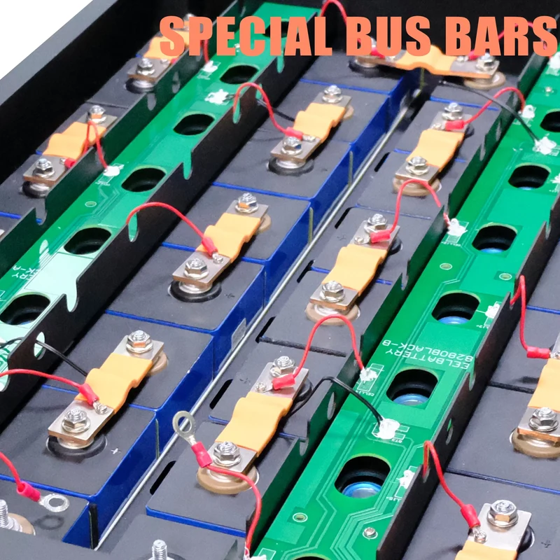 EEL 48V 16S V5 Server Rack Battery DIY Box Kits with Bluetooth Seplos BMS Home Energy Storage Stackable Type