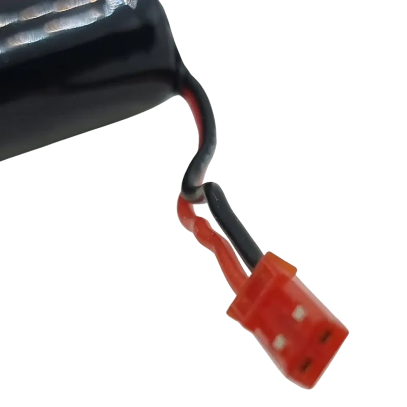 Batterie Li-ion 7.4V 3500mAh 2S1P 18650 avec BMS JST rouge