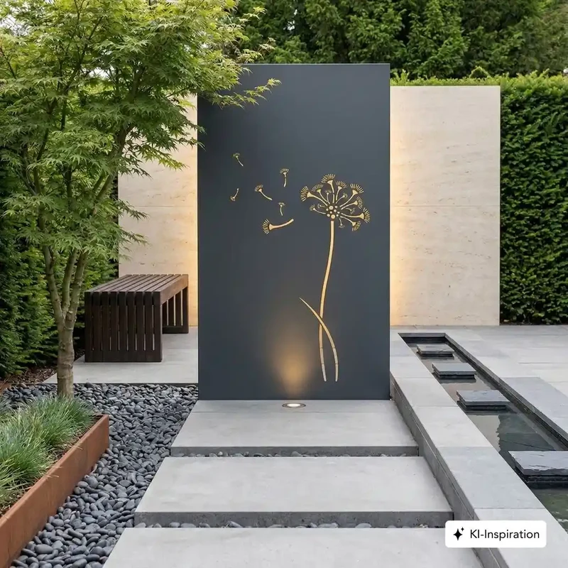 Sichtschutz Aluminium Dandelion