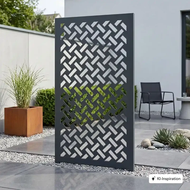 Sichtschutz Aluminium Fabric