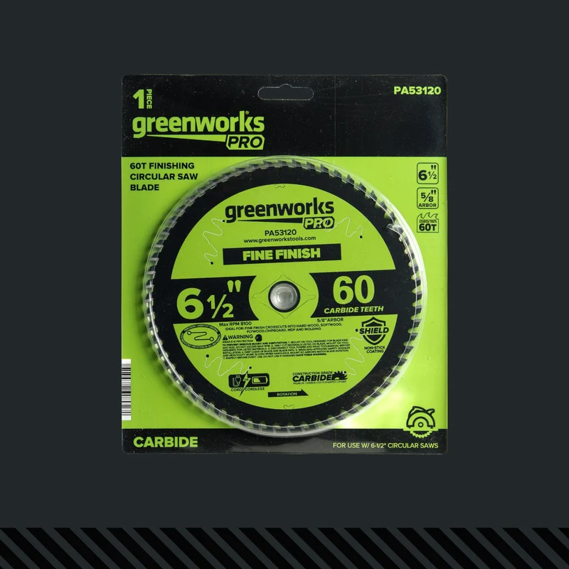 Pro 60-Tooth 6-1/2" Demolition Circular Saw Blade with Construction-Grade Carbide Teeth