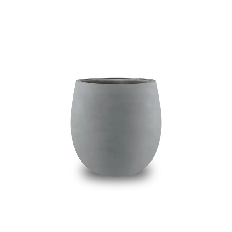 Bundle: Fiberglas matt Pflanzkübel "SALEM" Betongrau