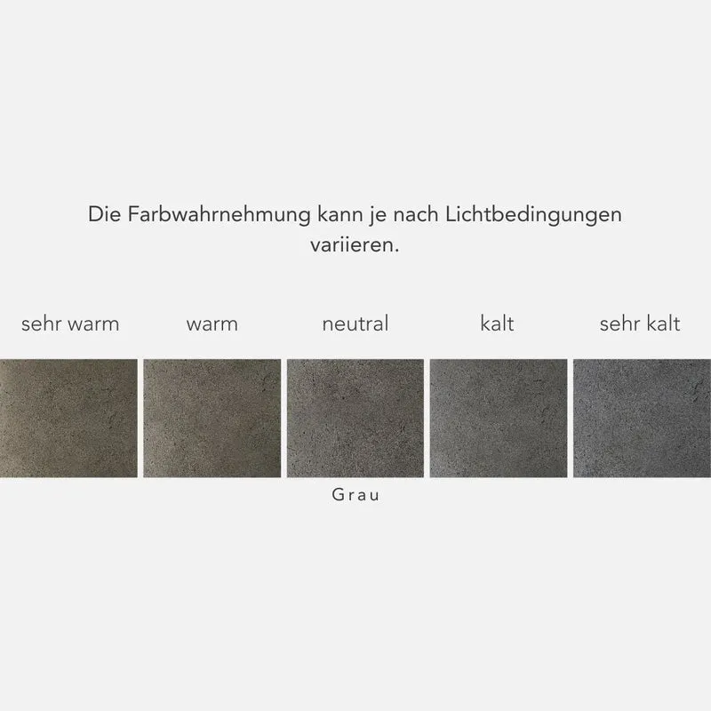 Bundle: Betonoptik Pflanzkübel "ALVA" Grau