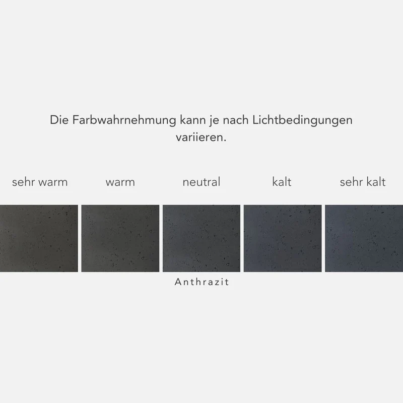 Bundle: Betonoptik Pflanzkübel "ESTO" Anthrazit