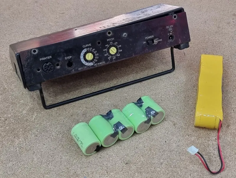 Réparation batterie 6V NiMH appareil audio vintage reconditionnement