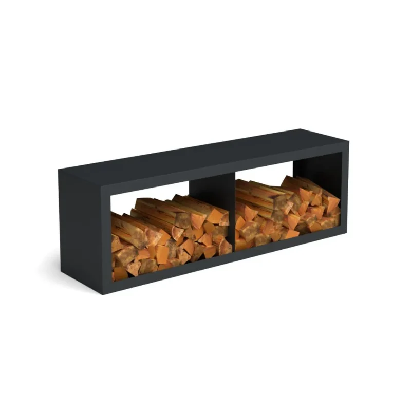Holzlager Canyon Stahl farbig, klein