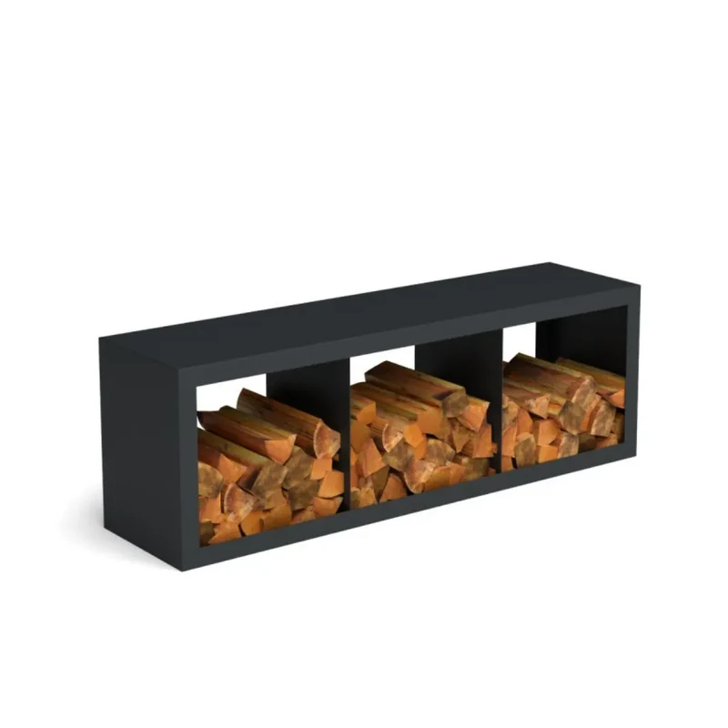 Holzlager Canyon Stahl farbig, klein