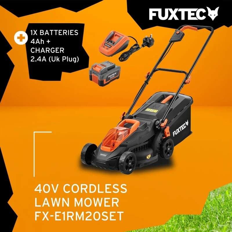 FUXTEC Cordless Lawn Mower FX-LM2030SET-UK