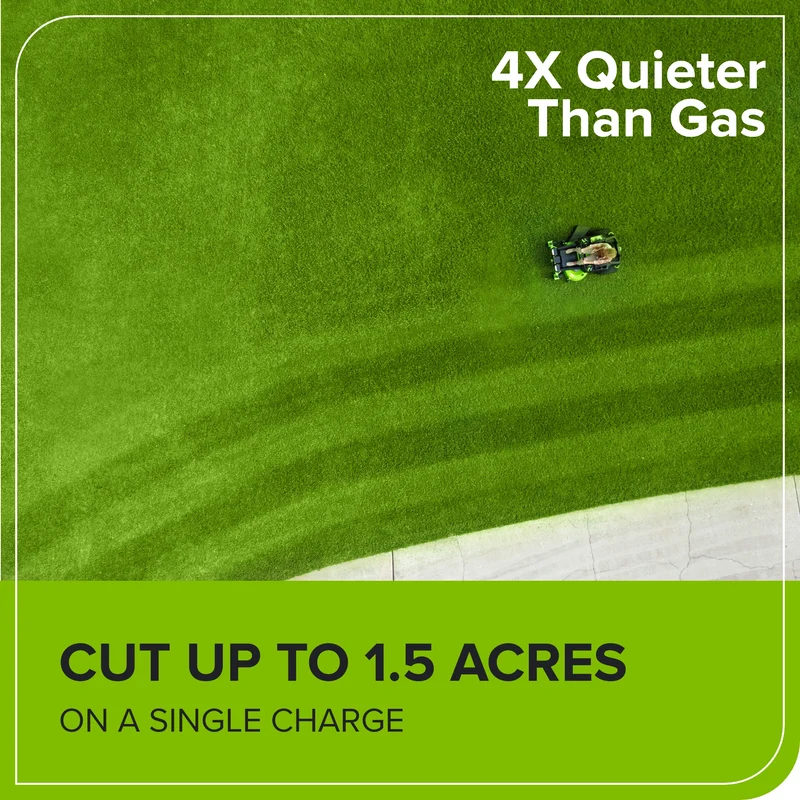 60V 42" Electric CrossoverZ Zero Turn Mower: (4) 8 Ah Batteries and 600W Wall Charger, CRZ4262