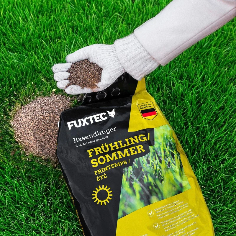 FUXTEC Rasendünger Frühjahr/Sommer FX-RDFS 5kg für 250qm