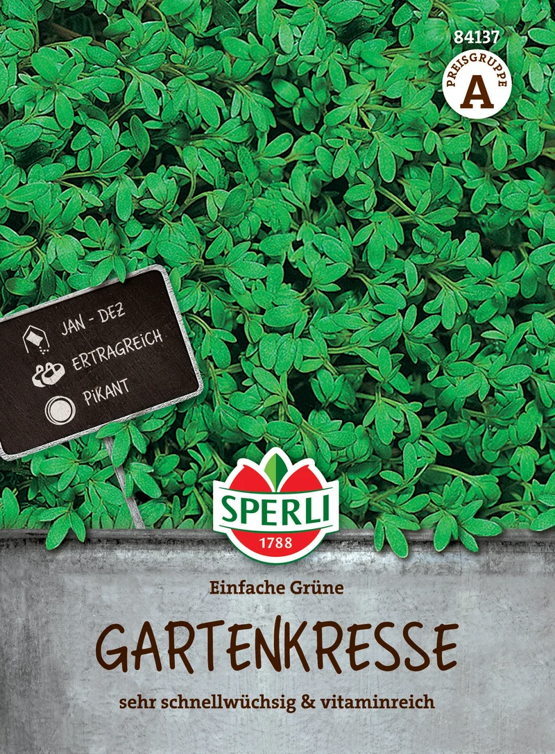 Gartenkressesamen Einfache Grüne