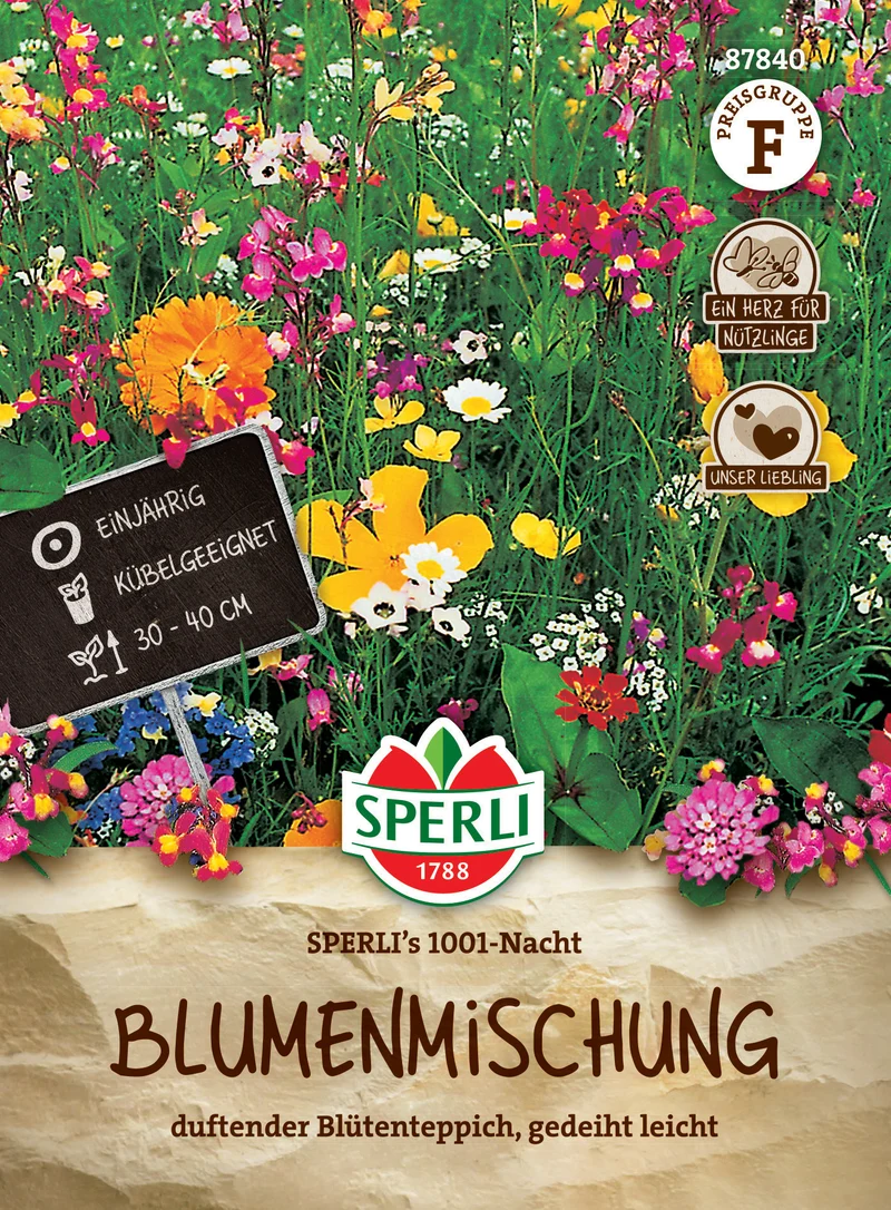 Blumensamen-Mischung Sommerblumen-Teppich SPERLI's 1001-Nacht