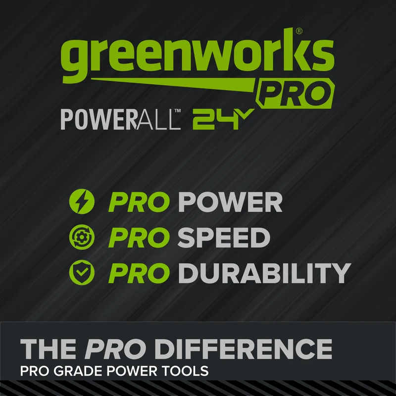 24V PowerAll Pro 530 in-lb Drill Driver and 2,200 in-lb Impact Driver Combo Kit, with (2) 2.0 Ah Batteries, 65W Charger, 3' Cable, Belt Clips, and Carrying Bag
