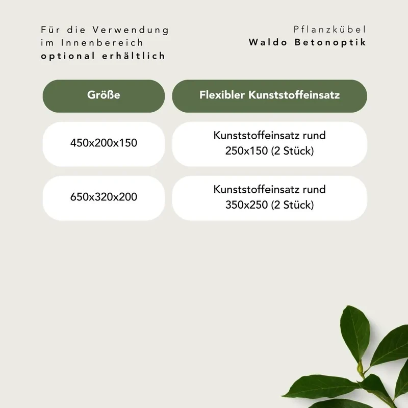 Pflanzschale Waldo Betonoptik