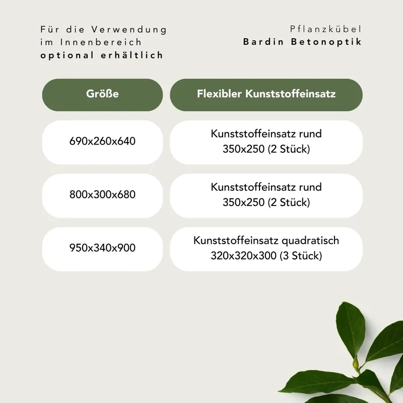 Pflanzkübel Bardin Betonoptik