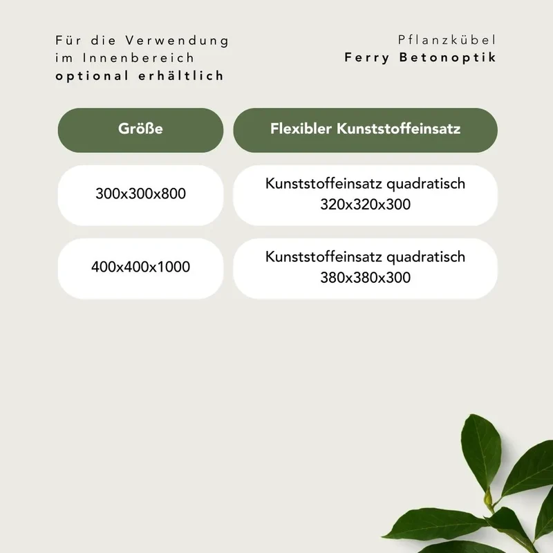 Pflanzkübel Ferry Betonoptik