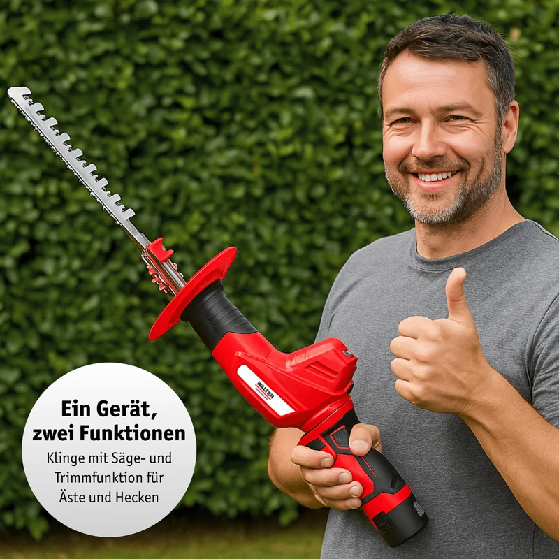 2-in-1 Heckenscheren / Säge