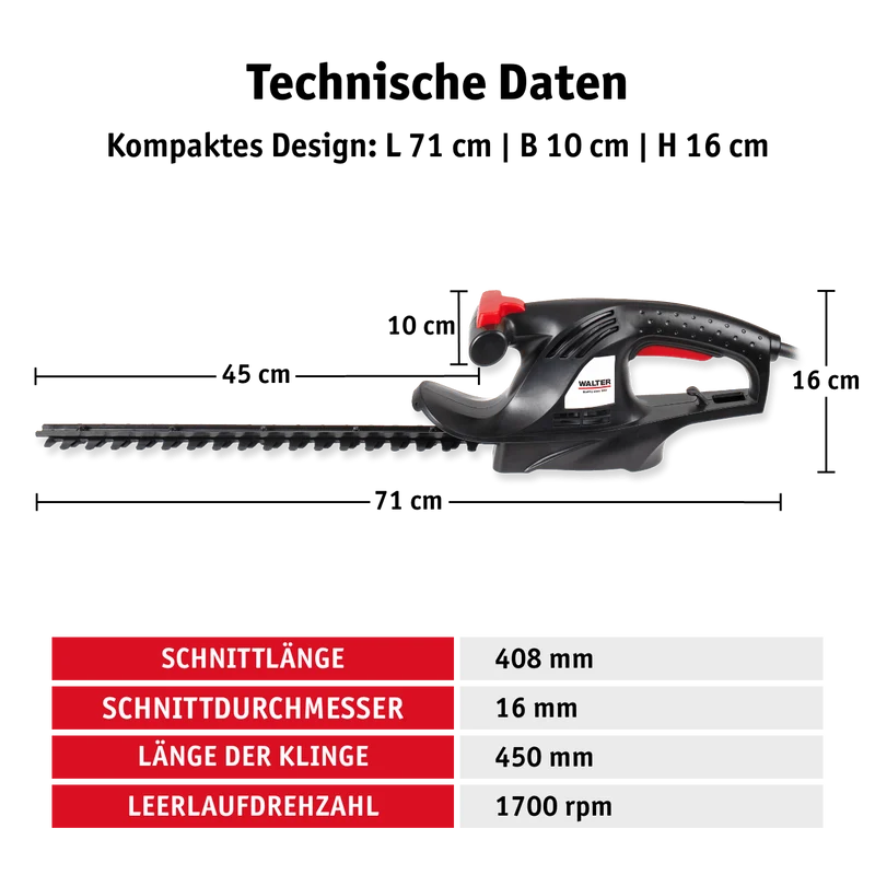 Elektro-Heckenschere 450 W
