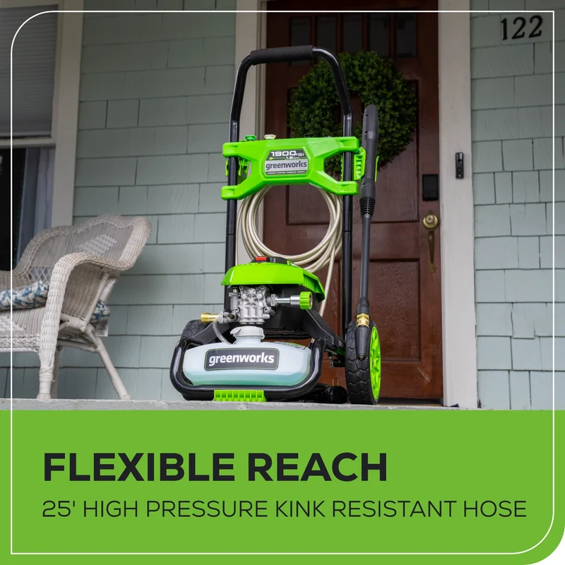 OPEN BOX 1900 PSI 1.2 GPM Cold Water Electric Pressure Washer