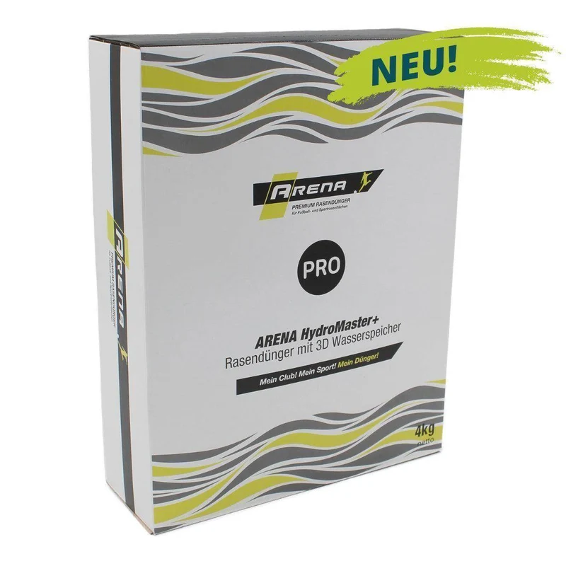 ARENA HydroMaster+ Rasendünger mit 3D Wasserspeicher 4kg