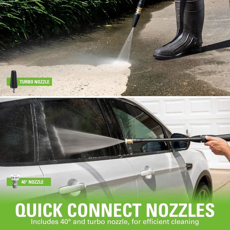 1800 PSI 1.1 GPM Cold Water Electric Pressure Washer