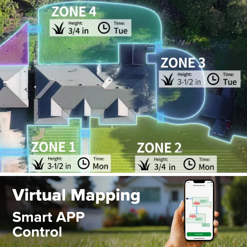 AiMowbot Wire-Free RTKVision Robotic Mower C30Z | 3/4 Acre