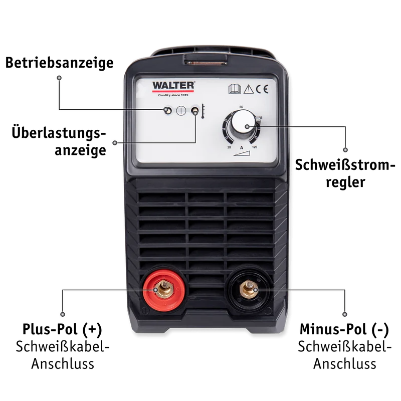 Tragbares Inverter-Schweißgerät 120 A