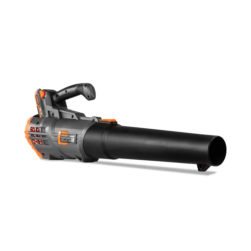 FUXTEC 20V Akku Laubbläser FX-E1LB20 SET 1 mit 1 x Akku 4Ah, 1 x Ladegerät 2,4A