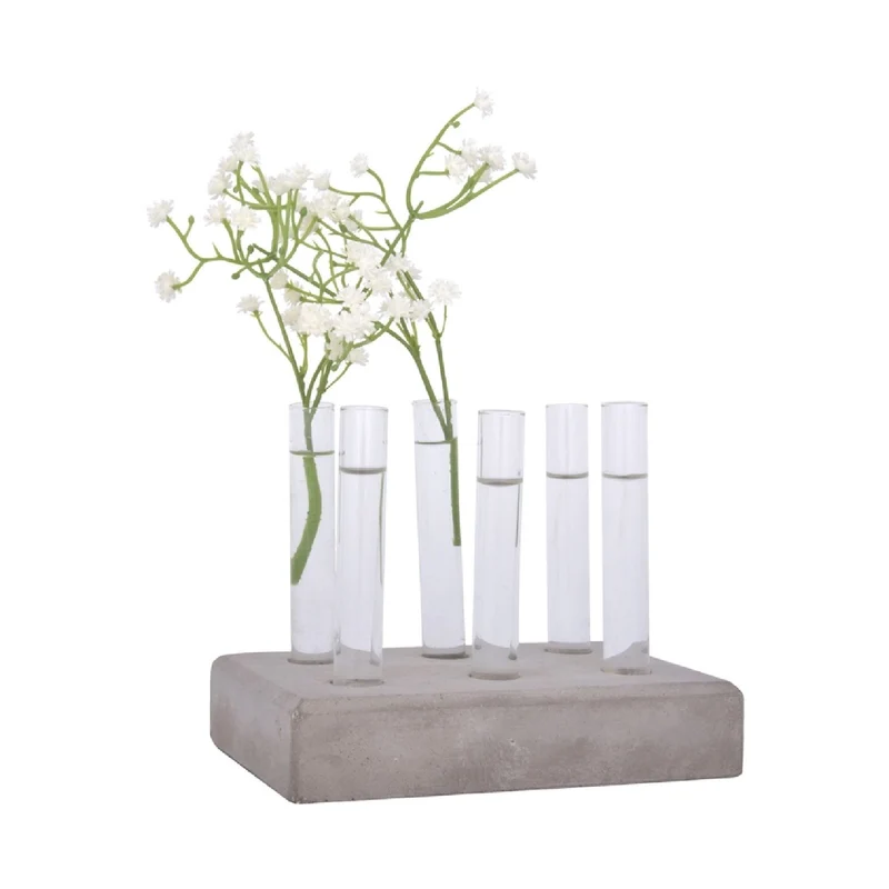 Ablegerset Beton (groß) (Anzuchtset oder als Deko Vase)