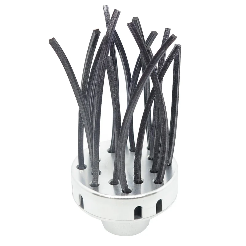 Wildkrautbürstenaufsatz inkl. Fadenkopffunktion 8mm für Rasentrimmer