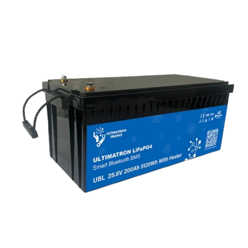 Batterie connectée Lithium LiFePO4 24V 200Ah avec chauffage, série UBL