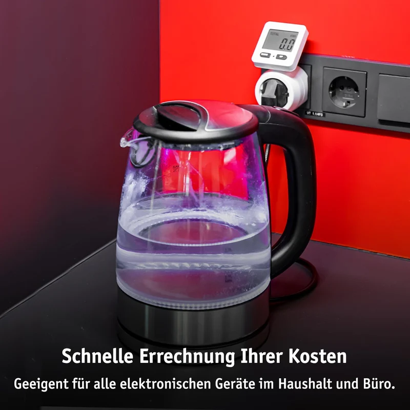 Steckdosenadapter mit Stromzähler
