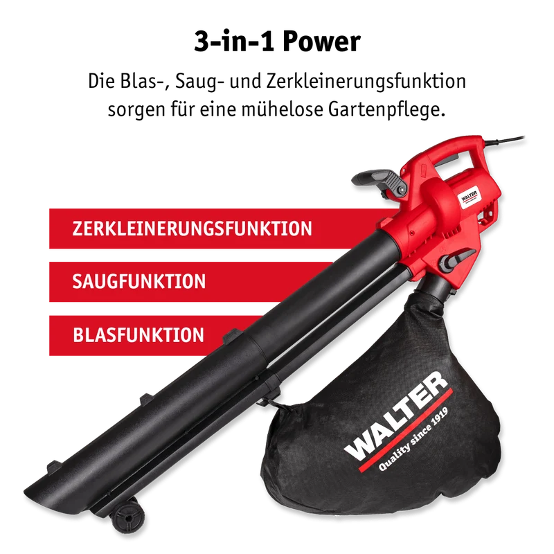 Elektro Laubsauger und -bläser 3000 W