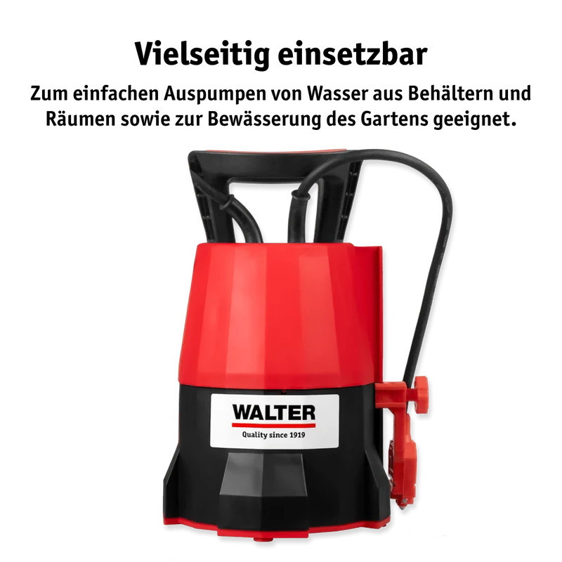 Klarwasser Tauchpumpe "extra flach" 400 W
