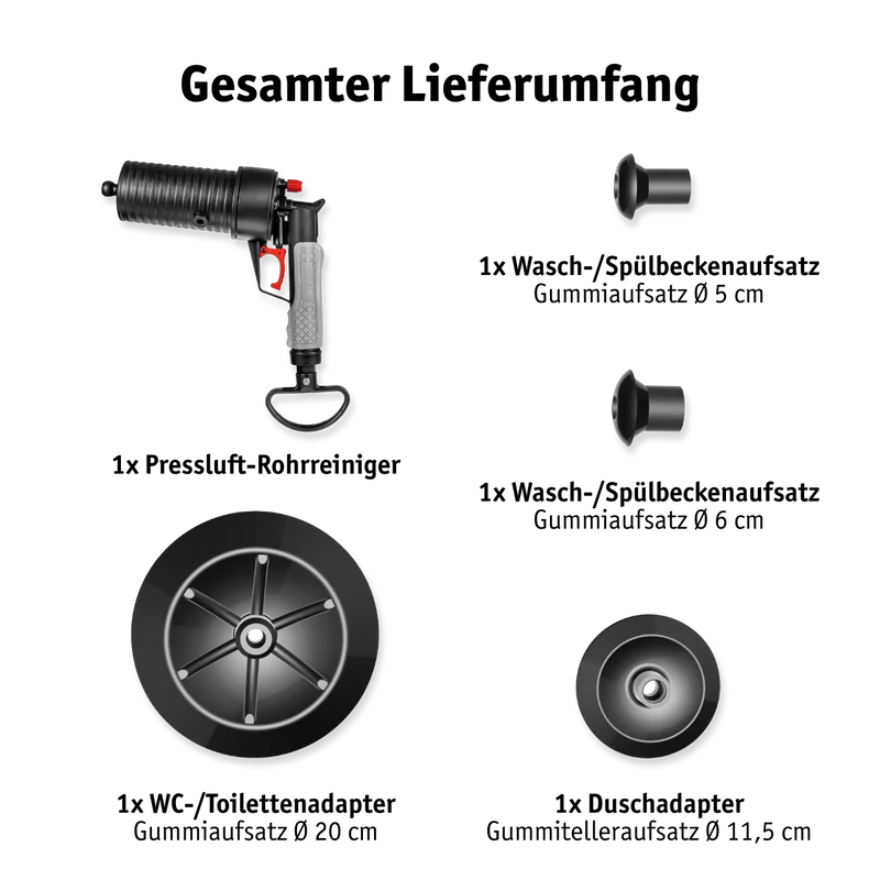 Pressluft-Rohrreiniger