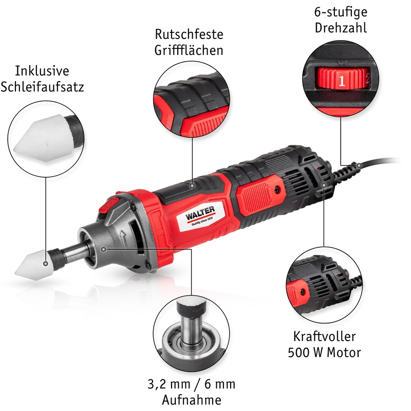 Geradschleifer 500 W