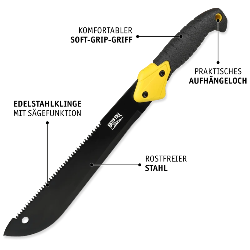 Mehrzweck-Machete mit Sägefunktion